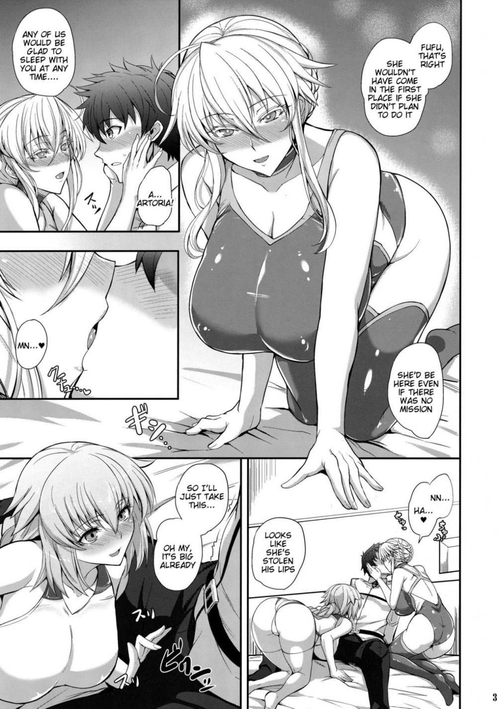 Hentai Manga Comic-A "Swimming Race" With My Special Servant-Read-4